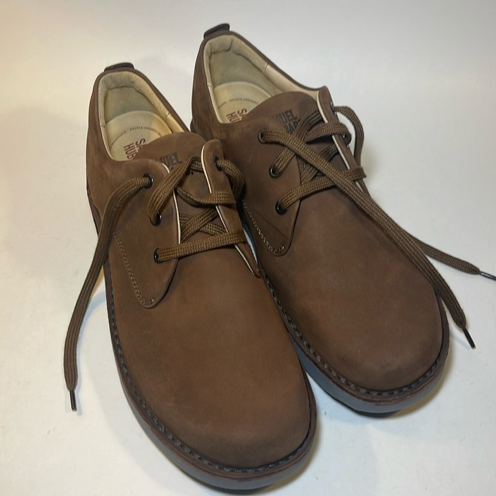 Samuel Hubbard Men’s Brown Nubuck Leather Oxford 10.5 M Comfort Walking Shoe